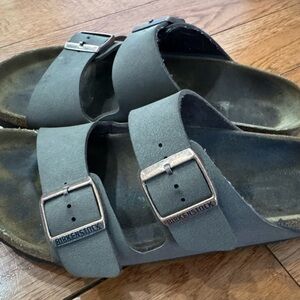 Birkenstock women’s  Arizona Suede Two-Strap Sandals